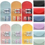 12 Nail Clippers Kit Manicure Set Mini Nail Clippers Bulk 7 in 1 Stainless Steel Professional Nail Care Pedicure Kit with Travel Bag Grooming Kits for Women Men Travel Home(Multi Color)