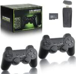 Retro Game Stick - Revisit Classic Games with Built-in 9 Emulators, 20,000+ Games, 4K HDMI Output, and 2.4GHz Wireless Controller for TV Plug and Play