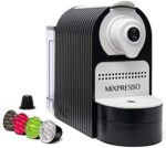 Mixpresso Espresso Machine for Nespresso Compatible Capsule, Single Serve Coffee Maker Programmable Buttons for Espresso Pods, Premium Italian 19 Bar High Pressure Pump 27oz 1400W (Black)
