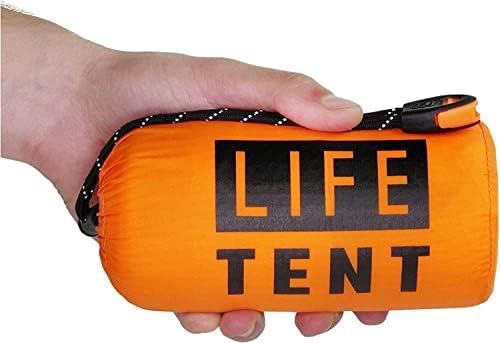 2 Person Emergency Tent with Survival Whistle, Paracord, Emergency Blanket 2 Person Emergency Tent with Survival Whistle, Paracord, Emergency Blanket & More - Ideal for Car Emergency Kit, Camping, Hiking, and Survival Shelter