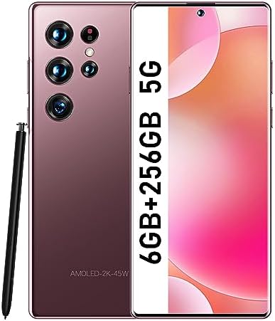 5G Unlocked Cell Phones,6G+256GB Dual Sim Smartphone, C21 Unlocked Mobile Phone with 7.3 inch Waterdrop Screen, Android Phone 24+64 MP | 7300mAh | Fingerprint Lock & Face ID | US Version (rose gold)