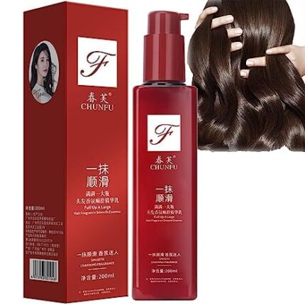 A Touch of Magic Hair Care, Magic Hair Care Serum, yanjiayi Hair Smoothing Leave-in Conditioner, Nourishing Hair Conditioner, Hair Smooth Anti-Frizz for Curly, Dry, Damaged Hair(1PCS)
