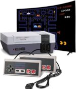 AJFKOOP Retro Game Console – Classic Mini Retro Game System Built-in 620 Games and 2 Controllers, 8-Bit Video Game System with Classic Games, Old-School Gaming System for Adults and Kids