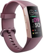 Activity Trackers for Women Men 1.1''AMOLED Screen Fitness Watches with Heart Rate Blood Pressure Sleep Monitor Calorie Tracking Step Counter Smart Band for Android and iPhone