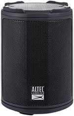 Altec Lansing HydraMotion Wireless Bluetooth Speaker with 360 Degree Sound, Portable IP67 Waterproof for Outdoors, Shockproof, Snowproof, Everything Proof, 12 Hour Playtime (Black)