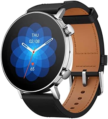 Amazfit GTR 3 Pro Limited Edition Smart Watch For Men Women, Alexa Built-in, Bluetooth Call, GPS, Fitness Watch With 150 Sports Modes, Blood Oxygen Heart Rate Tracking, 5 ATM Water Resistant, Silver