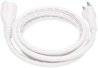 Amazon Basics Extension Cord, 13 Amps, 125V, 6 Foot, White