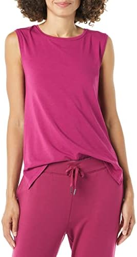 Amazon Essentials Women's Soft Cotton Standard-Fit Yoga Tank (Available in Plus Size) (Previously Core 10)