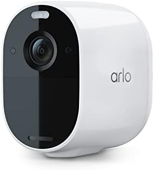 Arlo Essential Spotlight Camera - 1 Pack - Wireless Security, 1080p Video, Color Night Vision, 2 Way Audio, Wire-Free, Direct to WiFi No Hub Needed, Works with Alexa, White - VMC2030