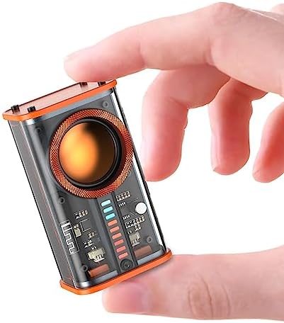 BSZHI Transparent Wireless Bluetooth Speaker Portable Mini Speaker with LED Colorful Lights Stereo Sound TWS Small Speakers for Office, Party Camping, Shower, Home, Travel