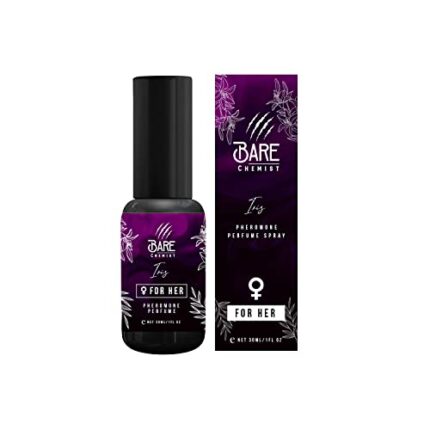 Bare Chemist Iris Pheromone Perfume for Women [Long Lasting Scent] - Oil Perfume Enhanced with Pheromones for Her 1oz. - Fruity, Vanilla, Sweet, Fresh