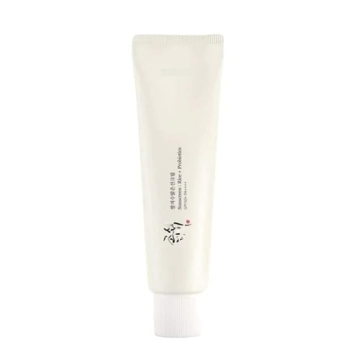 Beauty Joseon Relief Sun: Rice + Probiotics 50ml | Hydrate and Protect Your Skin | Beauty joseon sunscreen | Facial sunscreen SPF 50+ PA++ | Strong UV Protection | Water Resistant And Non-Greasy Sunscreen | No White Cast