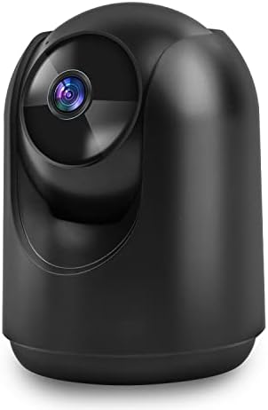 Cameras for Home Security, 2K Pan & Tilt Indoor Camera Baby Monitor Pet Camera w/App Sleep Mode, 24/7 2-Way Talk, Human Detection Motion Tracking, Night Vision, SD/Cloud Storage Indoor Security Camera