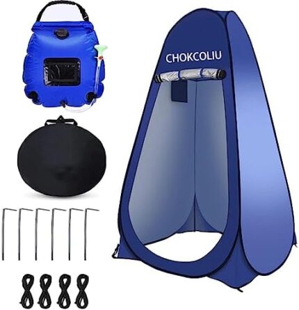Camping Shower Tent Privacy Tent - Upgrade Shower Bag Pop Up Changing Toilet Portable Sun Shelters Dressing Room Instant Outdoor for Camping Hiking Beach Picnic Fishing with Carrying Bag