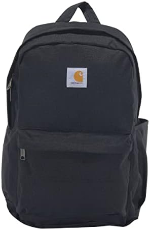 Carhartt 21L Classic Daypack, Durable Water-Resistant Pack with Laptop Sleeve, Black, One Size