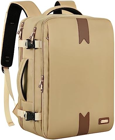 Carry On Backpack for Women, Travel Backpack Personal Item Size TSA Flight Approved Girls Backpacks Water-resistant Travel Bookbag with Laptop Compartment Fits 15.6 Laptop Casual daypack College