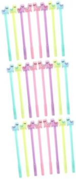 Ciieeo 24 pcs blue suit purple suit purple outfit green suits blue outfit Gel Pens Gel Ink Pen Stationery Cartoon
