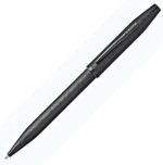 Cross Century II Refillable Ballpoint Pen, Medium Ballpen, Includes Premium Gift Box - Black Micro-Knurl