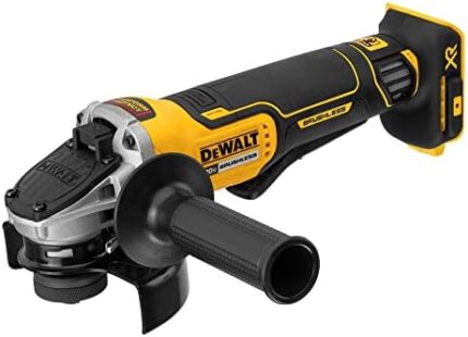 DEWALT 20V MAX* Angle Grinder Tool, Tool Only (DCG413B), Black, Yellow