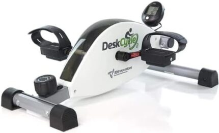 DeskCycle Under Desk Bike Pedal Exerciser - Mini Exercise Bike Desk Cycle, Leg Exerciser for Physical Therapy & Desk Exercise - Adjustable Leg and Standard Versions