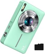 Digital Camera, FHD 1080P, Digital Point and Shoot, 44MP for Vlogging with Anti Shake 16X Zoom, Compact, Small for Kids Boys Girls Teens Students Seniors