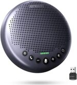 EMEET Conference Speaker and Microphone Luna Plus,8 Mics,360°Voice Pickup,Noise Reduction,USB C/Bluetooth 5.3,Bluetooth Speakerphone for 10 People w/Daisy Chain for 18,Compatible w/Leading Platforms