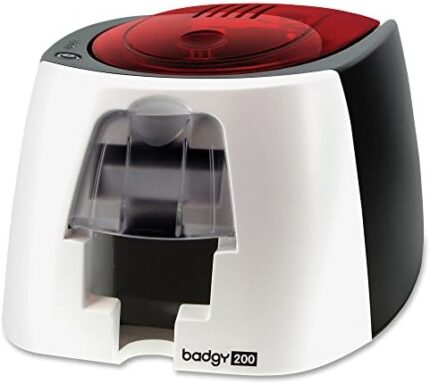 EVOLIS, BADGY200, CARD PRINTING SOLUTION, 1 BADGY200 PRINTER, SINGLE SIDED, 1 COLOR RIBBON FOR 100 PRINTS AND 100CT PVC CARDS(30MIL) WITH BADGE STUDIO+ SOFTWARE