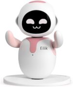 Eilik - Cute Electronic Cute Robot Pets Toys with Intelligent and Interactive | Abundant Emotions, Idle Animations, Mini-Games | Desk Decoration, Unique, Companion for Kids, Girls & Boys