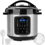Electric Pressure Cooker: 6 Quart 9-in-1 Multi-Functional Built-in 11 Presets Programs Pressure Pot, Multi Cooker, Slow Cooker, Rice Cooker, Steamer, Sauté, Yogurt Maker, Warmer & Sterilizer