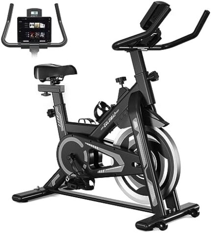 Exercise Bike-Indoor Cycling Bike Stationary for Home,Spin bike With Comfortable Seat Cushion and Digital Display