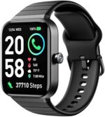 Fitpolo Smart Watch for Men Women, 1.8" Fitness Watches Call Alexa 100+ Workouts SpO2 Heart Rate Monitor Sleep Calorie Step Counter Waterproof Activity Trackers and Smartwatches for Android iPhone