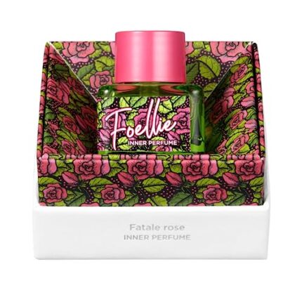 Foellie Fatale Rose Inner Perfume - Feminine Beauty & Underwear Sweet Wood Damask Tuber Rose Scents - Fragrance 5ml/0.169 fl.oz