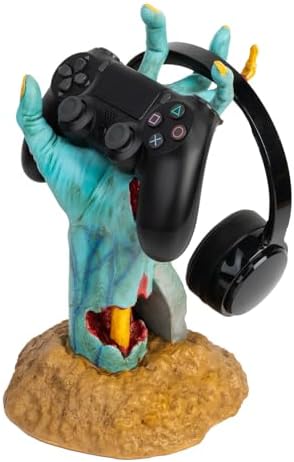 Gaming Controller Holder One More Life | Controller Holder Figure | Headphone Stand & Controller | Gaming Accessories For Desk | Gamer Gifts