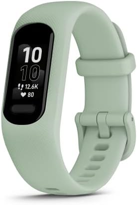 Garmin vívosmart® 5, Fitness Tracker, Long-Lasting Battery, Simple Design, Cool Mint