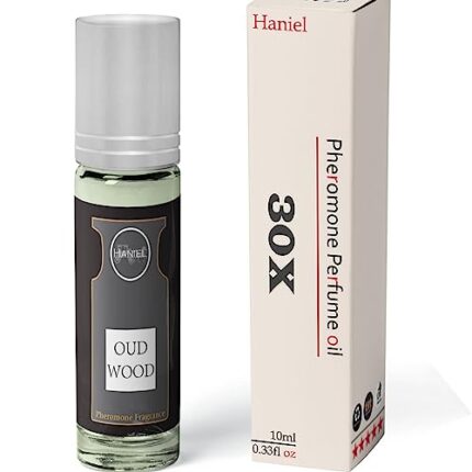 Haniel Pheromone Perfume Oil for Men: Unleash Your Irresistible Charm with Enigmatic Oud - Embrace the Captivating Scent and Radiate Confidence!