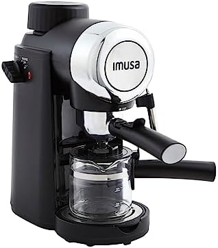 Imusa 4 Cup Epic Electric Espresso/Cappuccino Maker (Cafe Cubano, Cortadito, Colada, Cafe con Leche)