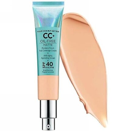 It's CC+ Cream Oil-Free Matte (Light) Anti-Aging Full Coverage Foundation with SPF 40