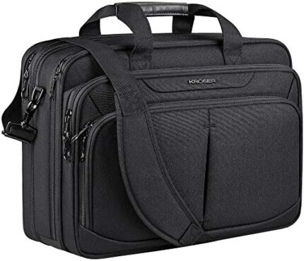 KROSER Laptop Bag Laptop Briefcase Water-Repellent Expandable Computer Bag