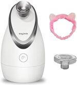 Kingsmile Facial Steamer, 2 in 1 Face Steamer for Facial,Compact Nano Steamer with Aromatherapy,Face Humidifier - Adjustable Nozzle, Warm Powerful Steam for Home SPA,Cleanses and Moisturizes,Sinuses