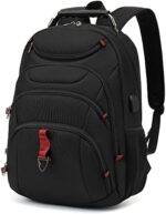 Laptop Backpack for Men, College Bookbag Backpack for Men,Black,15.6-Inch