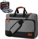 Laptop Bag 15.6 Inch, Laptop Briefcase Messenger Bag Carrying Case for Work, Laptop Case Sleeve Computer Bag for Men Women