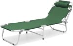 MoNiBloom Camping Bed for Adults, Folding Portable Heavy Duty Ultralight Cots for Adults Camping Tent Hiking Backpacking Mountaineering Travel with Pillow and Carry Bag, Support 300lbs