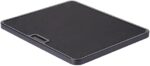 Nifty Large Appliance Rolling Tray, Black – Kitchen Caddy Sliding Tray, Integrated Rolling System, Non-Slip Pad Top, Sliding Tray for Coffee Maker, Stand Mixer, Blender, Toaster