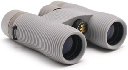 Nocs Provisions Field Issue 8x32 Waterproof Binoculars | Lightweight,Compact, 8X Magnification, Wide Field of View with Fully Multi-Coated Lenses for Bird Watching, Camping Hunting, and Hiking - Gray