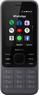 Nokia 6300 4G | Unlocked | Dual SIM | WiFi Hotspot | Social Apps | Google Maps and Assistant | Light Charcoal