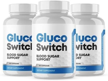 (Official 3 Pack) GlucoSwitch Advanced Formula - Gluco Switch Capsules Extra Strength Support Pills Glucoswitch Advanced Pills Gluco Switch Reviews Advanced Formula Extra Strength (180 Capsules)