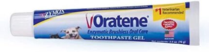 Oratene Brushless Toothpaste Gel for Dogs and Cats, 2.5oz