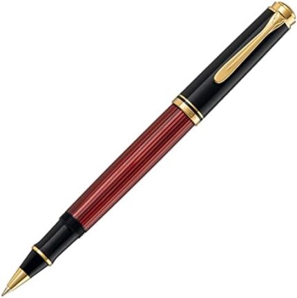 Pelikan Premium R400 Rollerball Pen Pointe Black/red