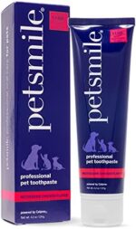 Petsmile Professional Pet Toothpaste | Cat & Dog Dental Care | Controls Plaque, Tartar, & Bad Breath | Only VOHC Accepted Toothpaste | Teeth Cleaning Pet Supplies (Rotisserie Chicken, 4.2 Oz)