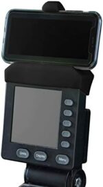 Phone Holder Made for PM5 Monitors of Concept 2 Rower, SkiErg and BikeErg - Silicone Smartphone Cradle Compatible with Concept 2 Rowing Machine. Ideal Rower Accessories